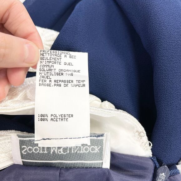 Vintage 80s Scott McClintock Maxi Dress Size 6 Formal Cocktail Sophisticated - Picture 8 of 9